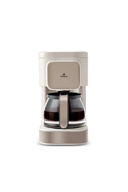 Karaca 2-in-1 Tea and Filter Coffee Maker, 5-Cup Capacity, Keep Warm Function - MALLTURK