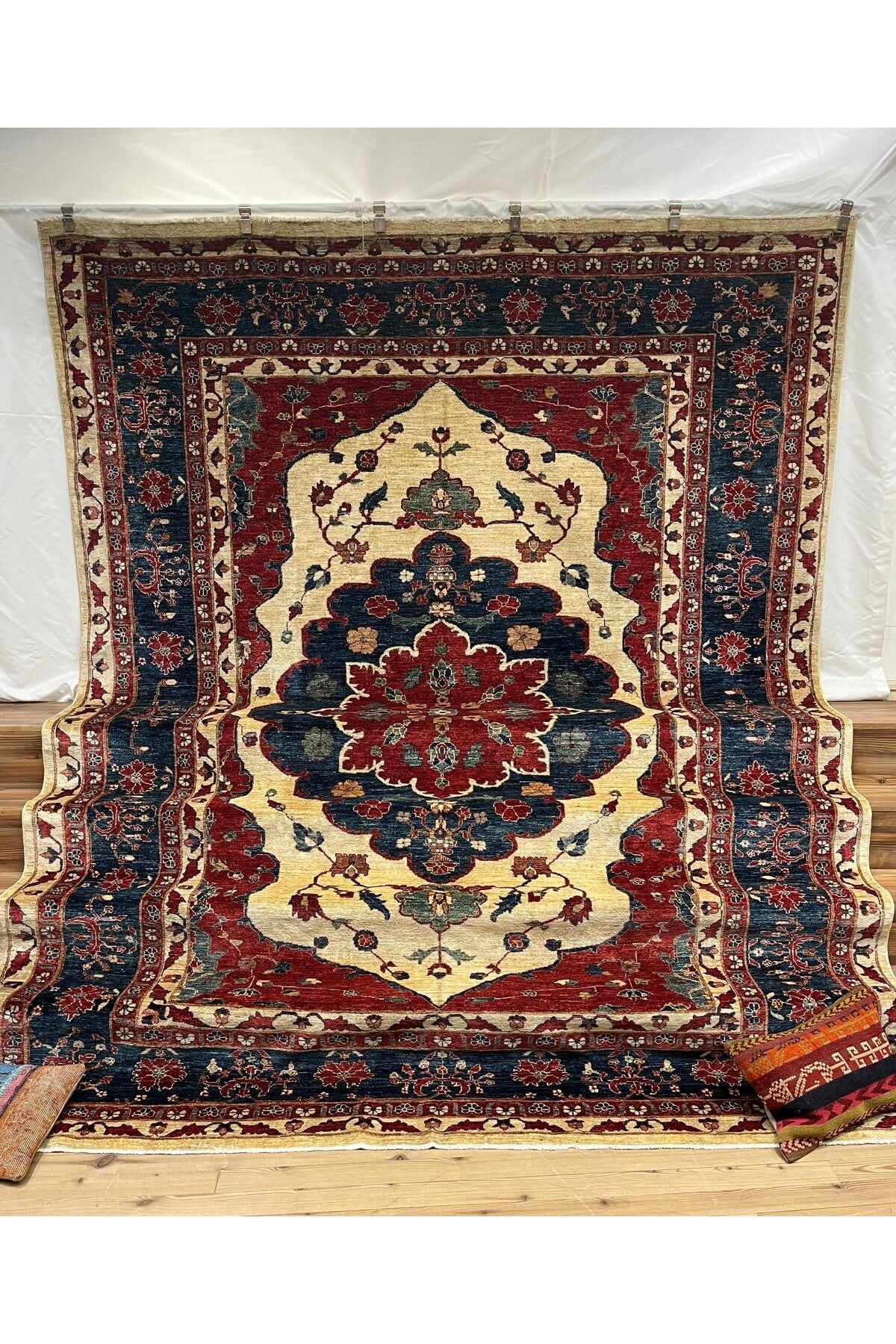 SIRVAN Rug Hand-Woven AFGAN Rug - 268 x 350 - MALLTURK