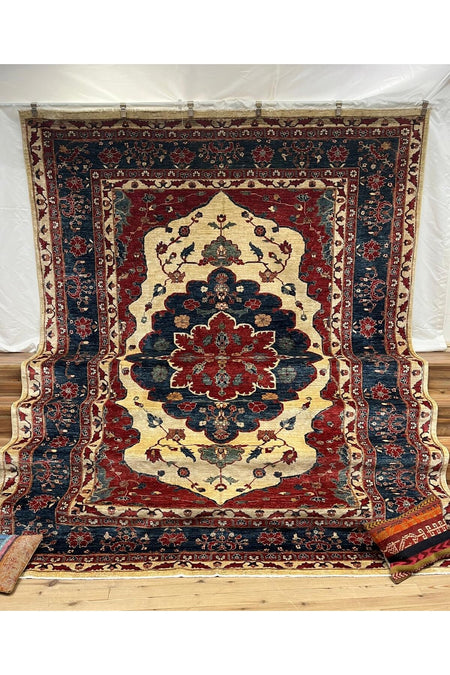 SIRVAN Rug Hand-Woven AFGAN Rug - 268 x 350 - MALLTURK