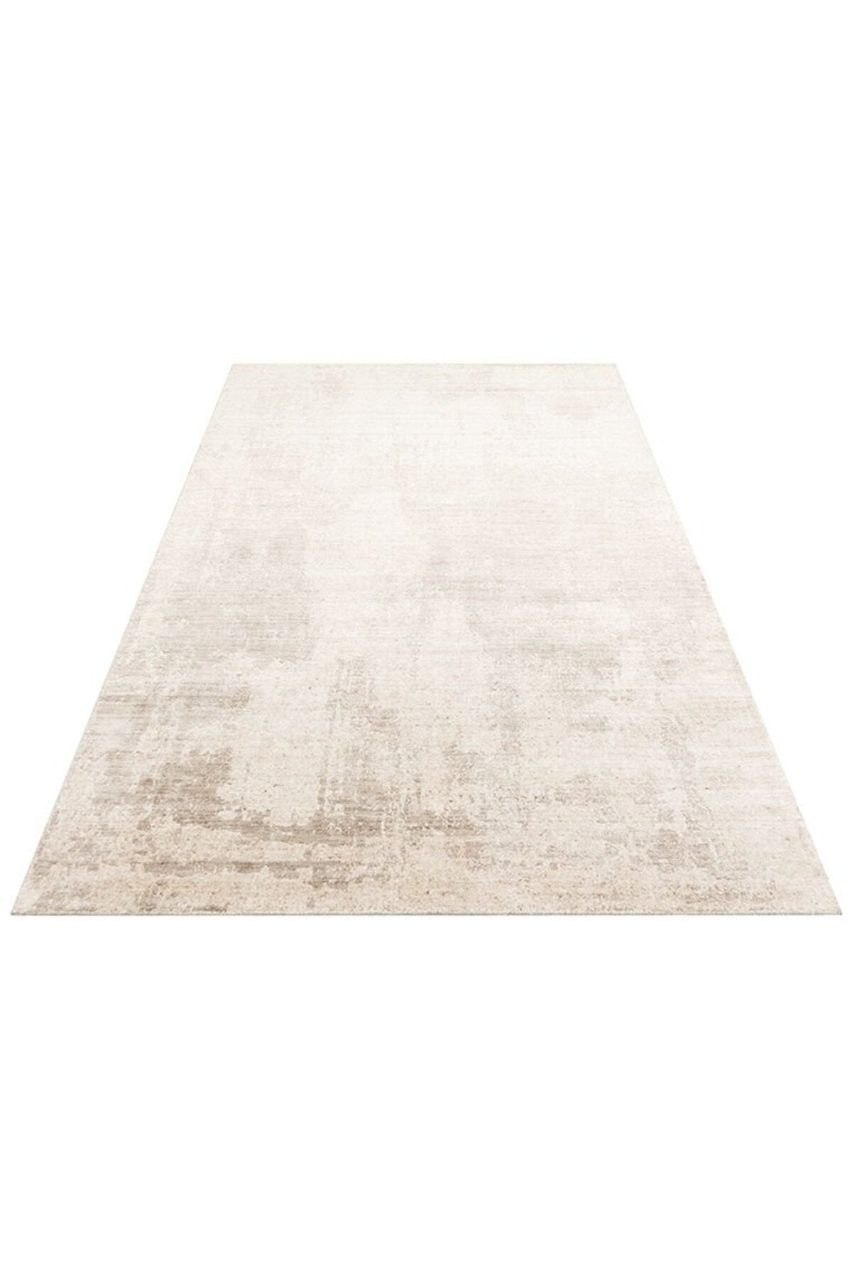 Kalesta Rug Grace Natural Beige, Self-Patterned Pattern Wool, Viscose and Cotton Blend Pattern Elegant Living Room Rug - MALLTURK
