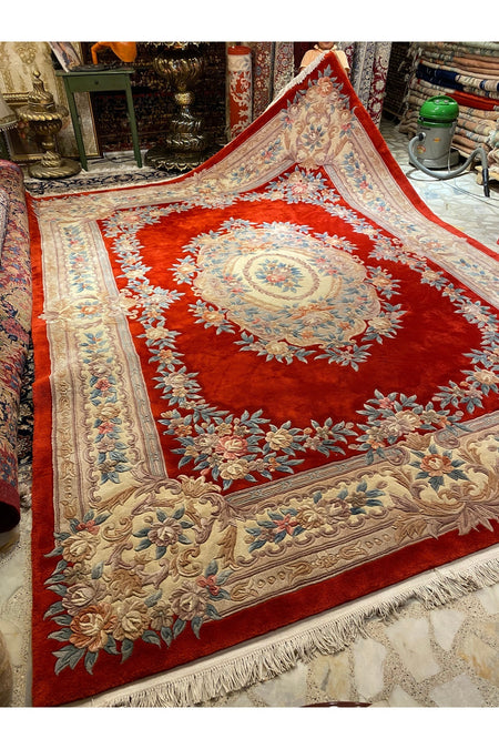 RD RAMAZAN DAG Hand Rug Art Hand-Woven Embossed Chinese Rug Premium Quality Exceptional Bir Urun Size 370x270 - MALLTURK