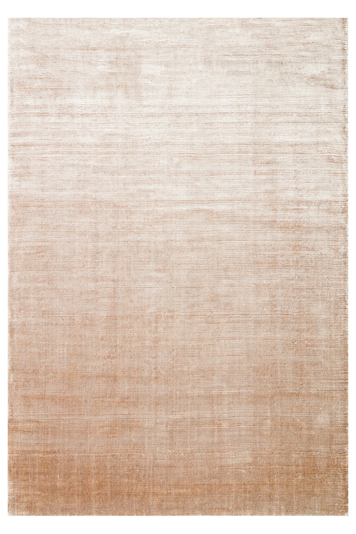 Vog Hali Rayon Beige Solid Color Plain Handwoven Pure Rayon Carpet Luxury Shiny Modern Living Room and Lounge Carpet - MALLTURK