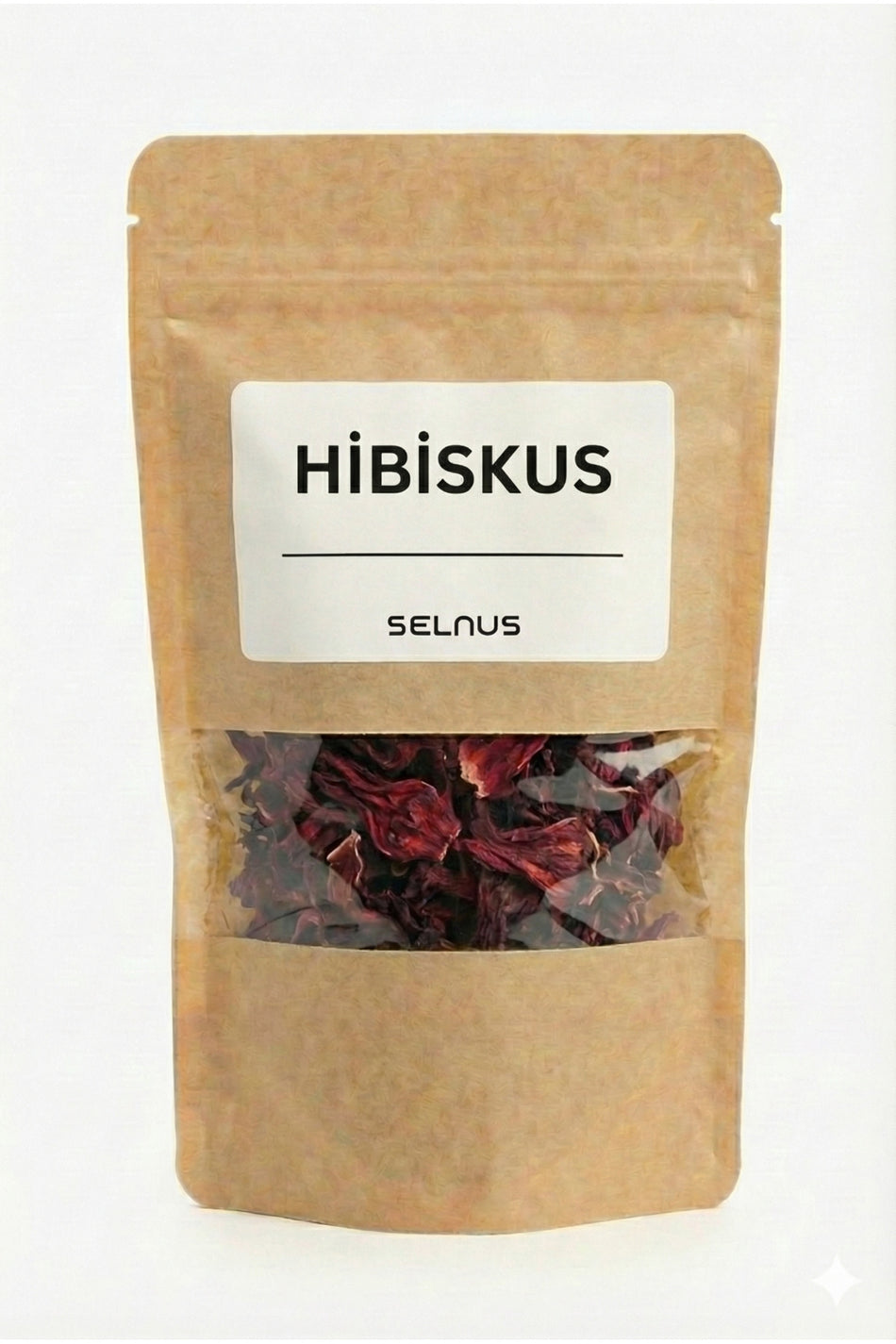 SELNUS Hibiscus 30 Gr (Hibiscus sabdariffa) - granaatappelbloesem, Mekka-roos - natuurlijke kruidenthee