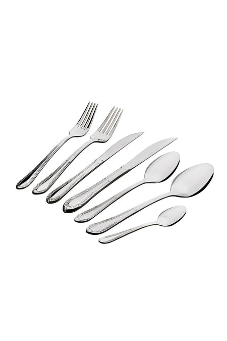 Karaca 84 Piece 12 Place Setting viyana Flatware Set - MALLTURK