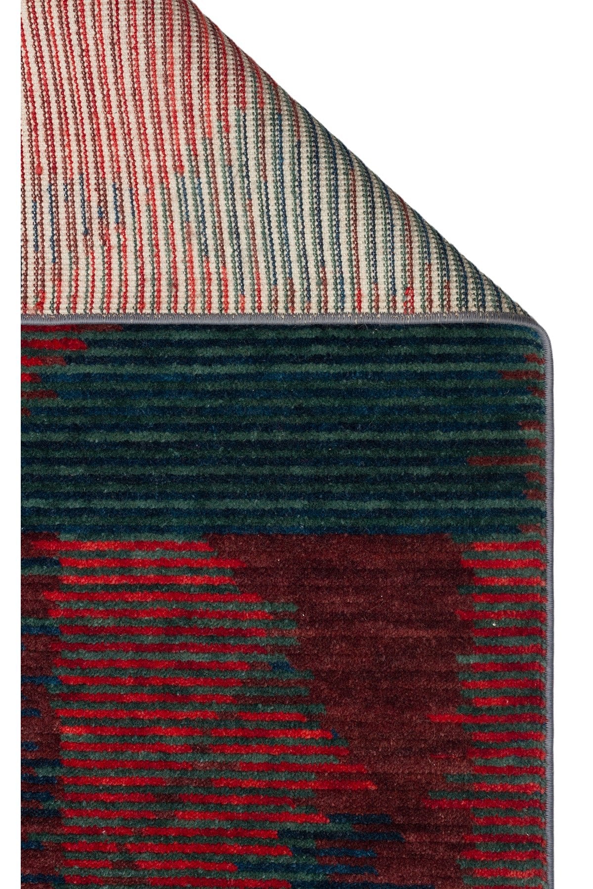 Eko Hali Otto Tt02 Berry Special Non-Shedding, Modern Black Loom Carpet Produced by Hand on Special Looms. - MALLTURK