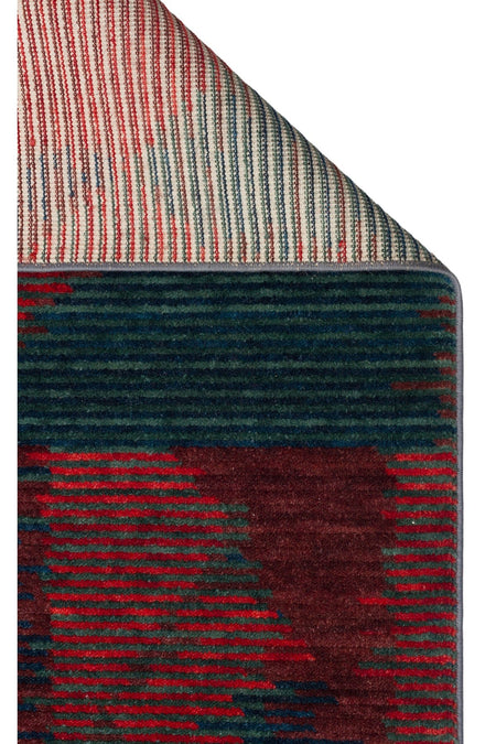 Eko Hali Otto Tt02 Berry Special Non-Shedding, Modern Black Loom Carpet Produced by Hand on Special Looms. - MALLTURK
