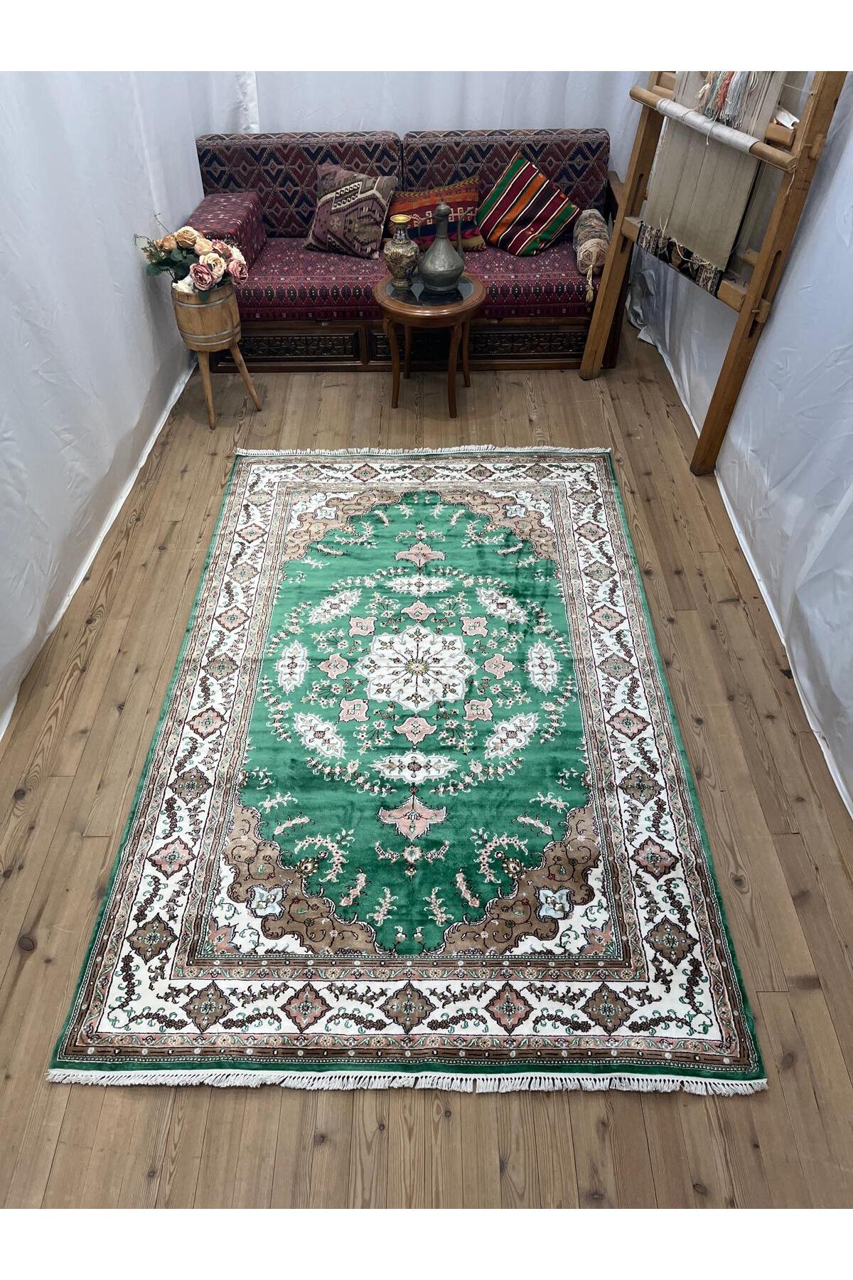 SIRVAN Rug Hand-Woven Silk Rug - 154x242 - MALLTURK