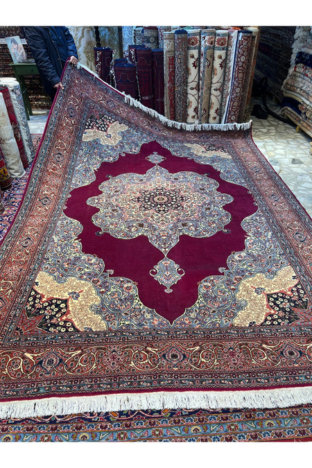 RD RAMAZAN DAG Hand Rug Art Hand-Woven Ladik Konya Kaplan Rug Premium Quality Collector Piece Size 354x252 - MALLTURK