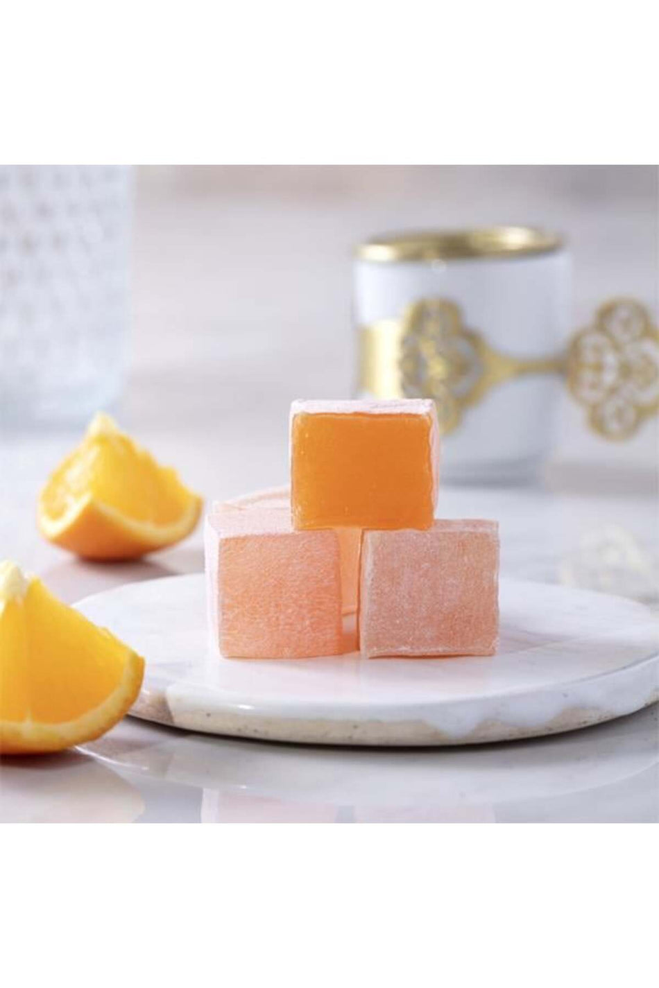 Sekerci cafer erol portakal Flavored Turkish Delight - MALLTURK