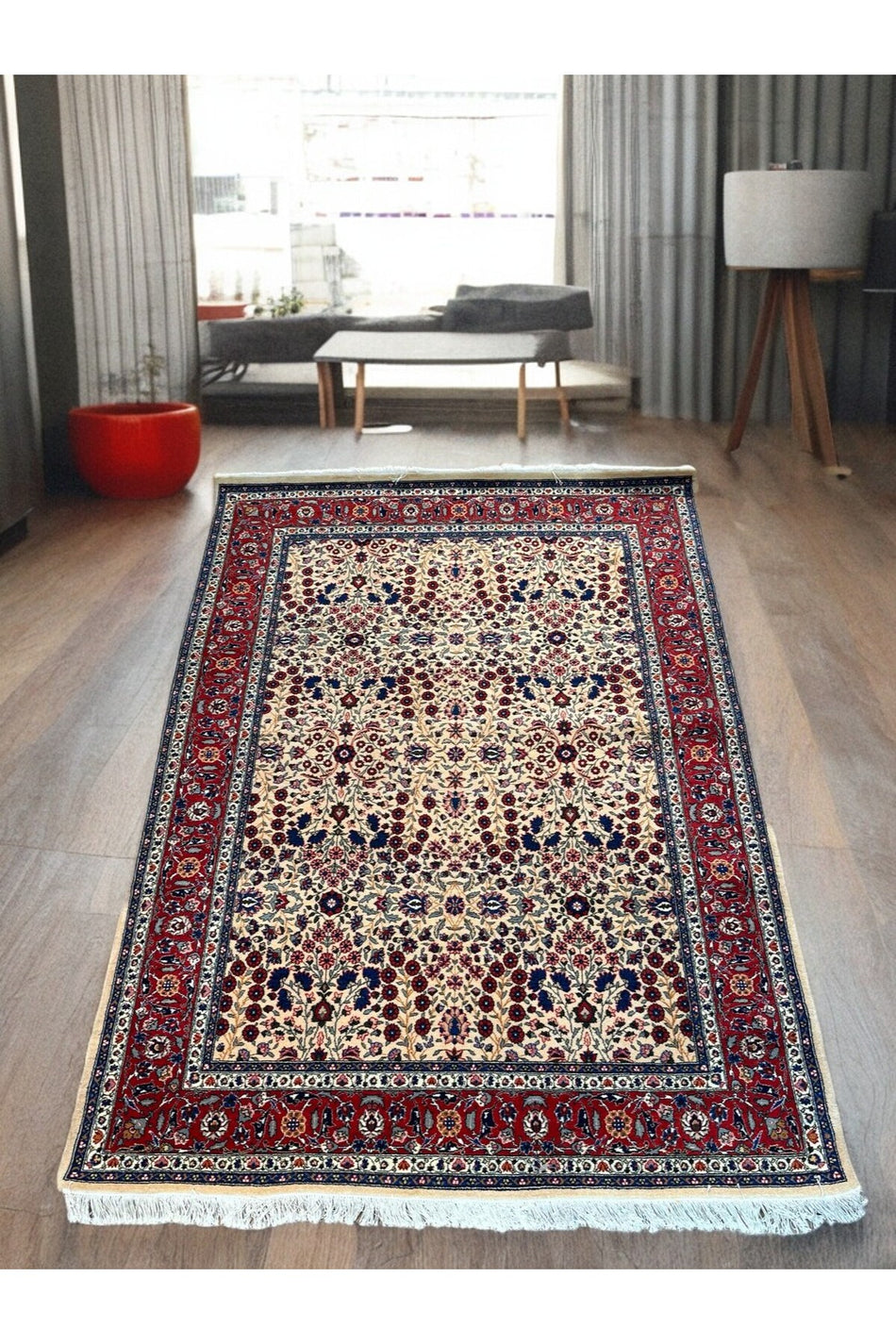 SIRVAN Rug Hand-Woven Hereke Rug -171x249 - MALLTURK