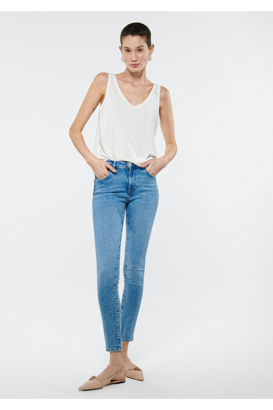 Mavi Tess Light Gold Premium Jeans 100328-83655 - MALLTURK