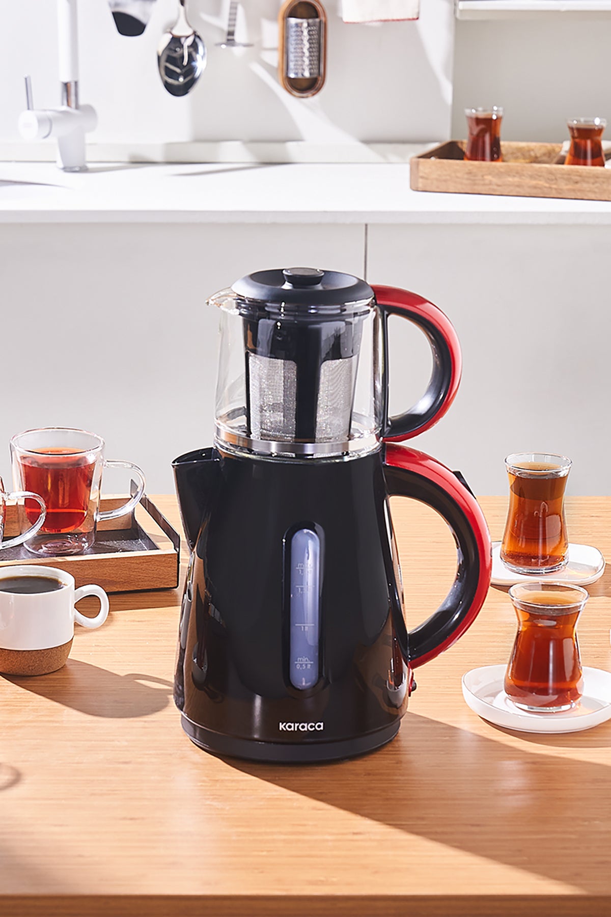 Karaca Energy-Efficient Kettle Tea Maker 1501 Redgold - MALLTURK