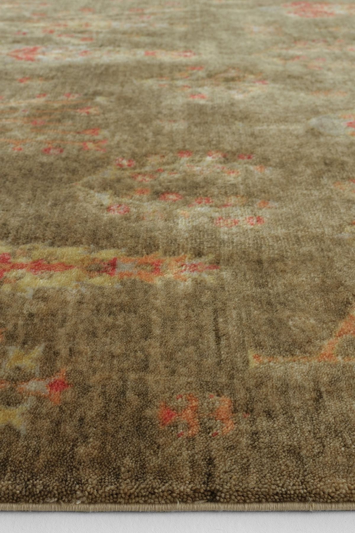Cool Hali Galata 08 Khaki Carpet Authentic Living Room Carpet Bohemian Scandinavian Carpet Bamboo Carpet Handwoven Hallway Carpet - MALLTURK