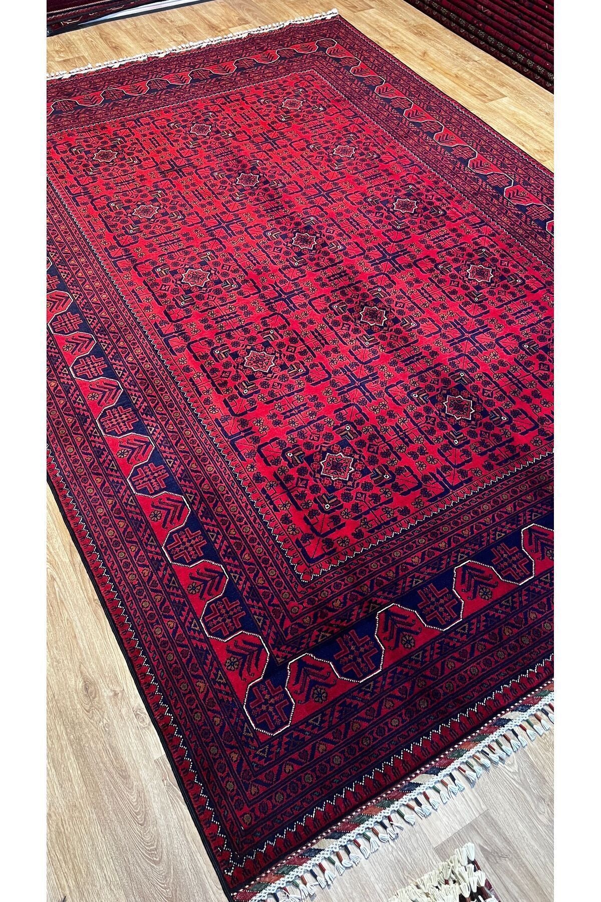 Turkmen Rug Hand-Woven afgan Rug - MALLTURK