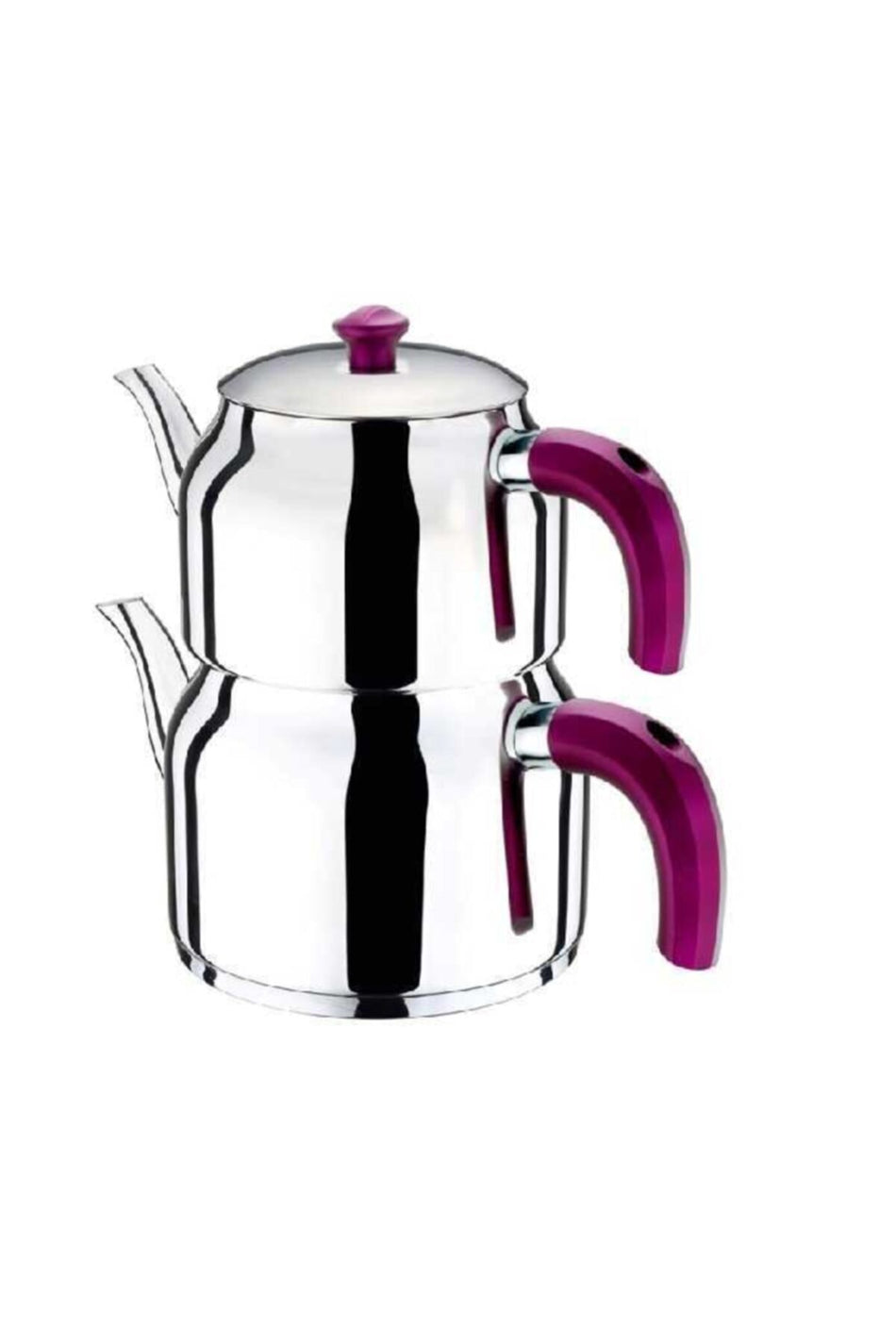 Akdeniz image Soft Shiraz Bakelite Handle Mini Teapot Set 0.75lt.-1.25lt.