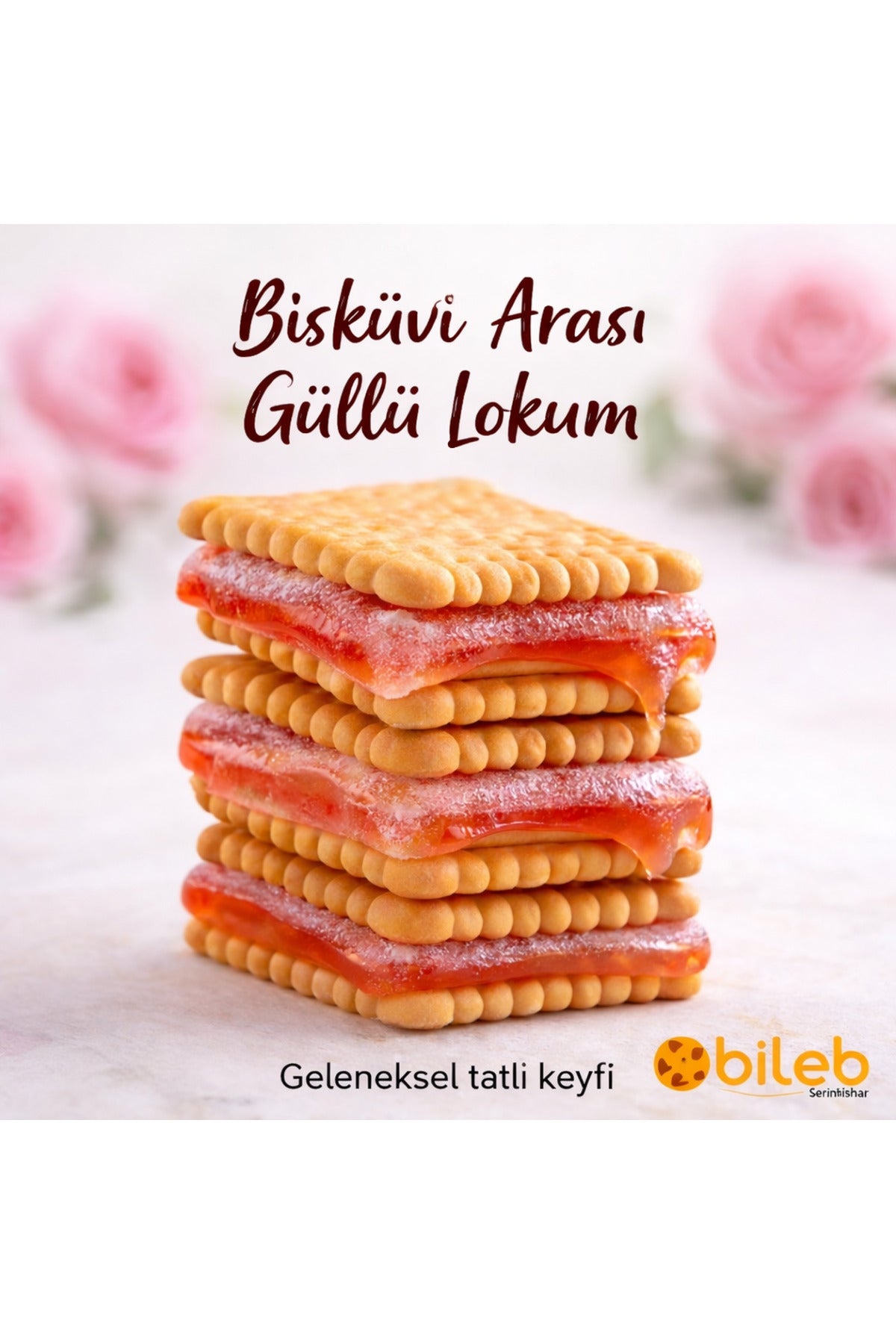 bileb serinhisar bi leblebi'de bana Regional Heritage Series Leaf Style Rose Flavored Turkish Delight 250 g - MALLTURK
