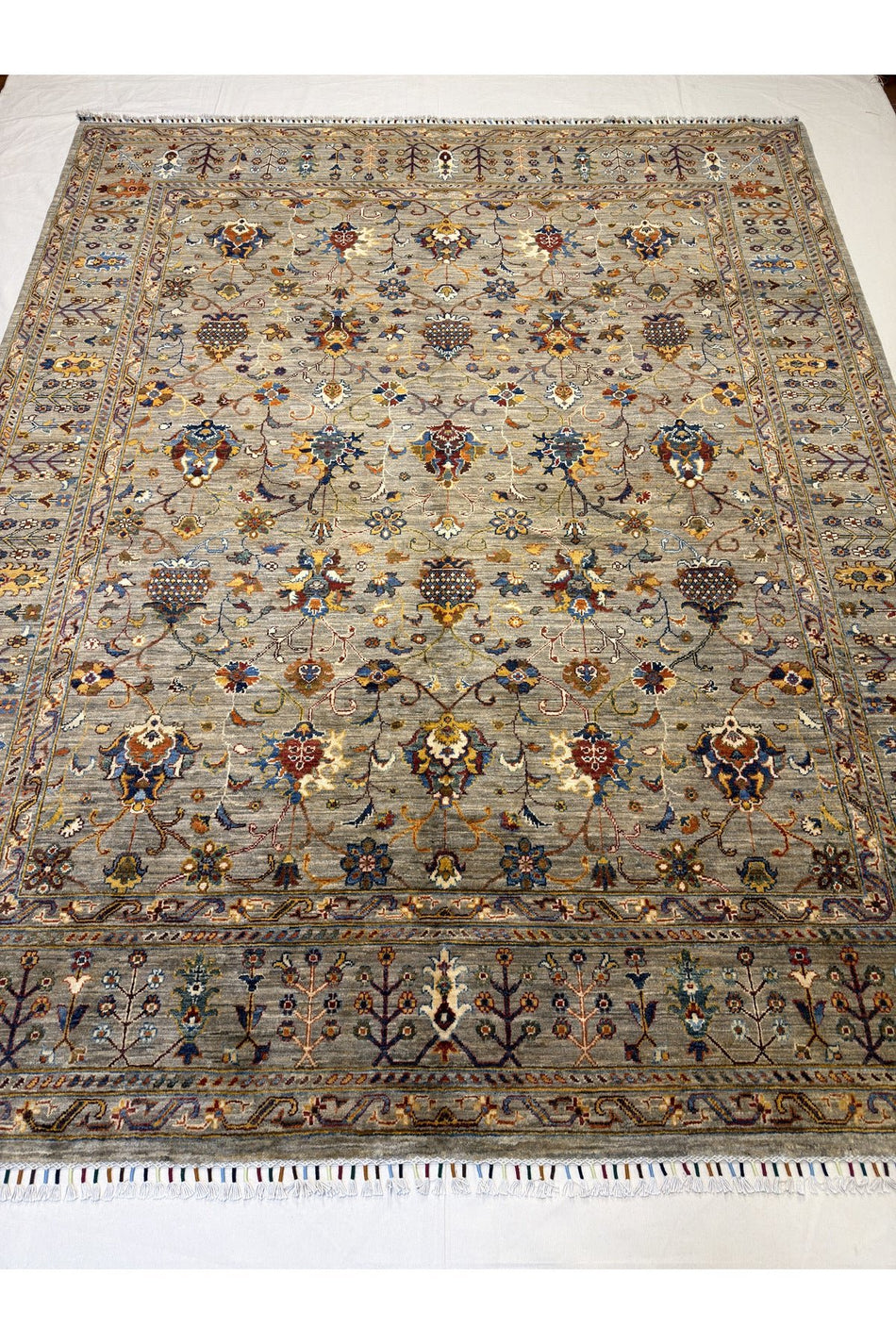 Afghan Handwoven Rug, Afghan Sultan Model, 100% Wool, Natural Dyes, Handcrafted, Wonderful Colors - MALLTURK