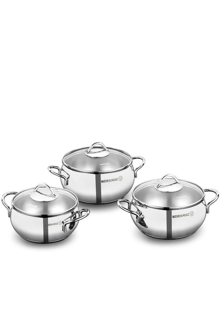 KORKMAZ Tombik Jr. 6 Piece Cookware Set