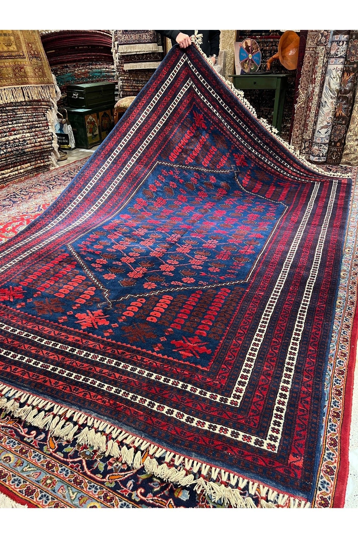 RD RAMAZAN DAG Hand Rug Art Hand-Woven Yagcibedir Rug Size 290x196 - MALLTURK