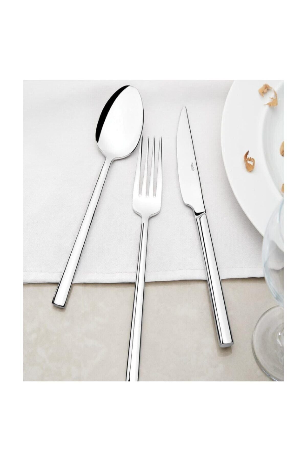 Nehir dalyan 72 Piece Fork Spoon Set Flatware Set - MALLTURK