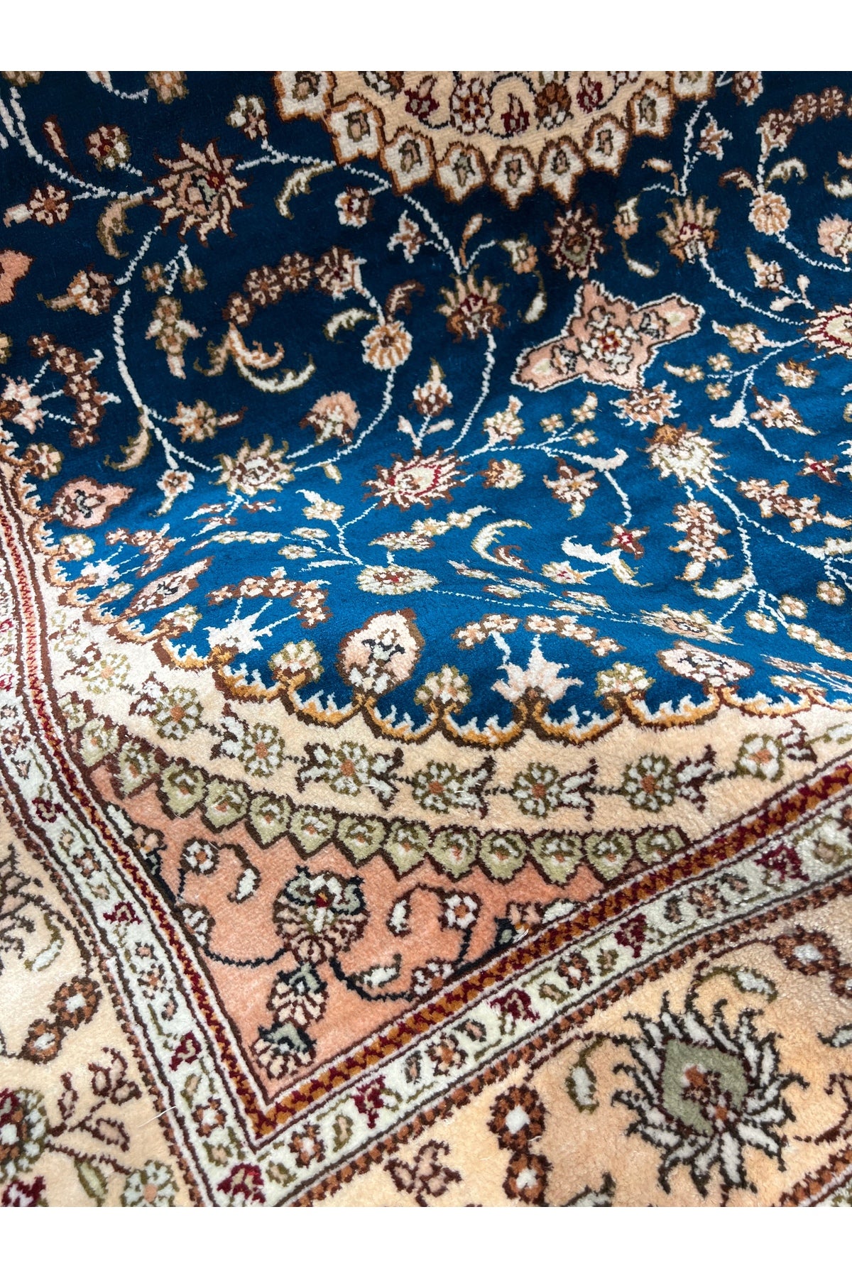RD RAMAZAN DAG Hand Rug Art Hand-Woven Chinese Silk Rug 1.90x1.20 - MALLTURK