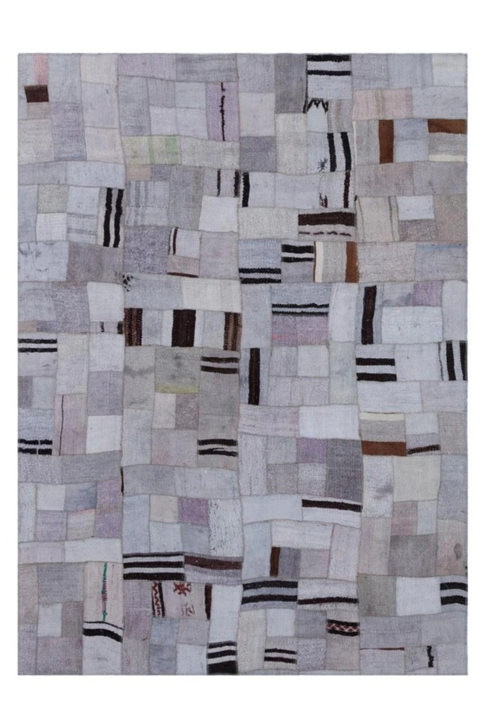 Apex Rug Kilim Patchwork Natural Hand-Woven 32987 170 x 233 cm - MALLTURK