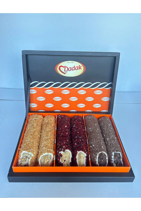 Dadak Turkish Delight and kuruyemis Assorted atom Rolled Turkish Delight 1 kg - MALLTURK