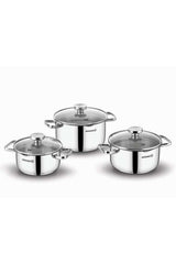 KORKMAZ Aqua Jr. 6 Piece Cookware Set