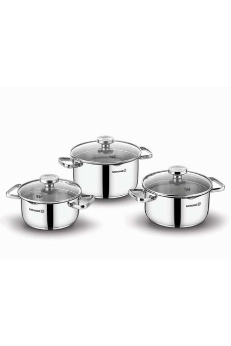 KORKMAZ Aqua Jr. 6 Piece Cookware Set