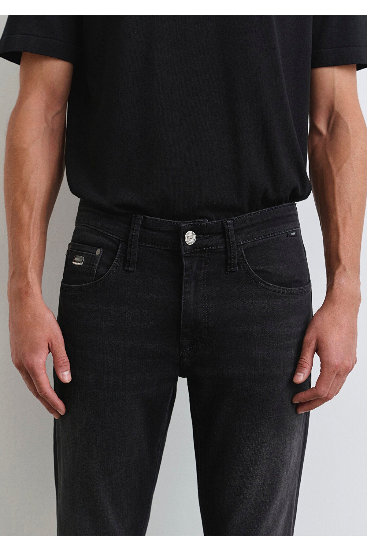 Mavi Lux Black Anthracite Smoke Jeans 0042286544 - MALLTURK
