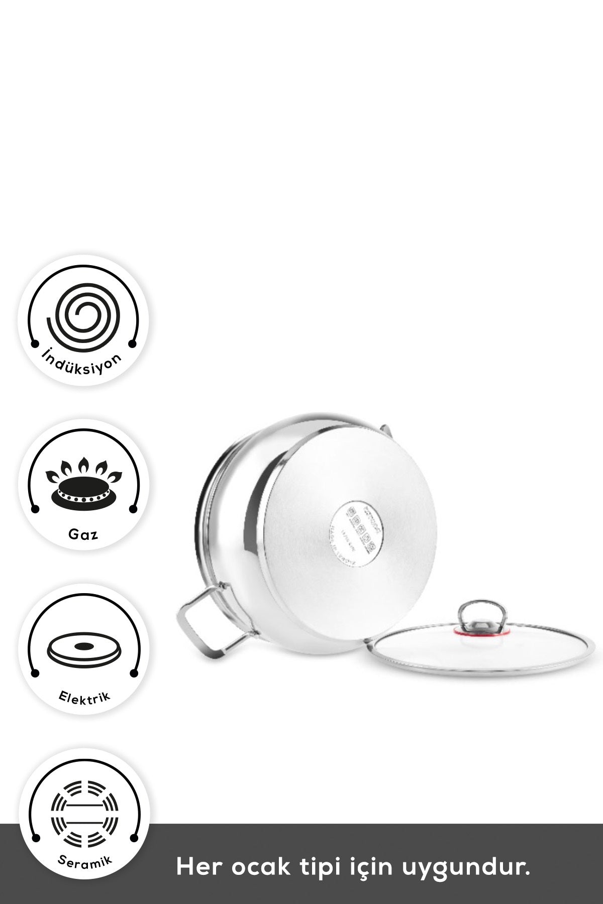 Karaca Pisir Sakla V2 13 Piece Induction Compatible Cookware Set - MALLTURK