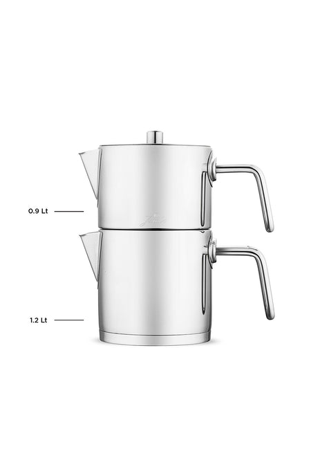 Jumbo Metalix Midi Full Metal induction Base Teapot - MALLTURK