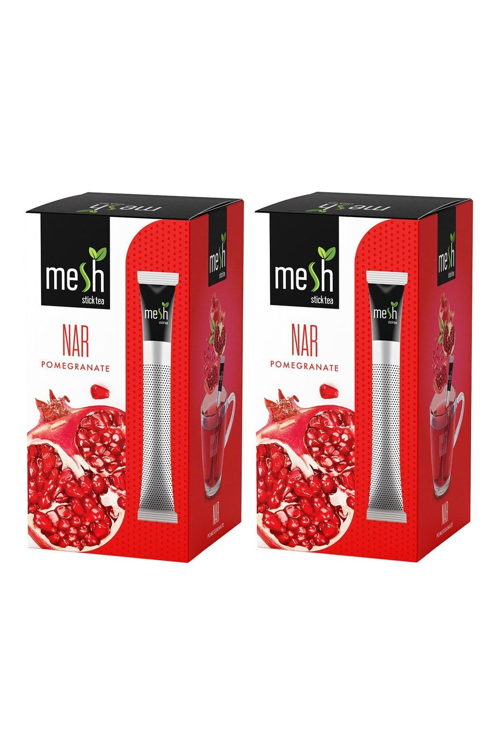 Mesh Stick Pomegranate Mixed Fruit Tea, 2 Packs in One