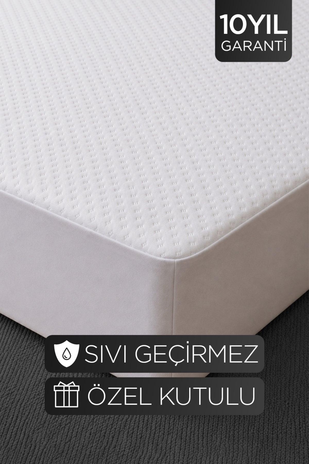 Dream Time Premium Ozel Kutulu Waterproof Fitted Mattress Protector - MALLTURK