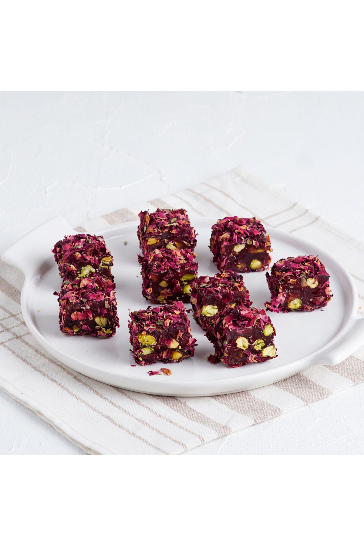 BULUTLAR KURUYEMIS Rose Petal Pistachio Turkish Delight kg 1000 g - MALLTURK