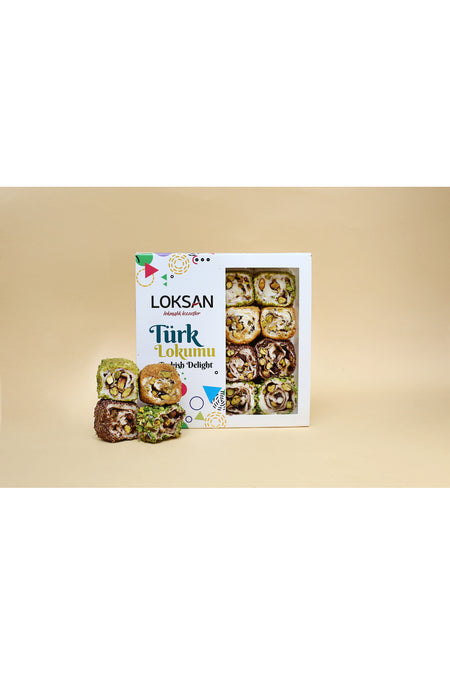 Genel Markalar ozel Assorted cesit Pistachio Rolled Turkish Delight 300gr Pistachio Dream - MALLTURK