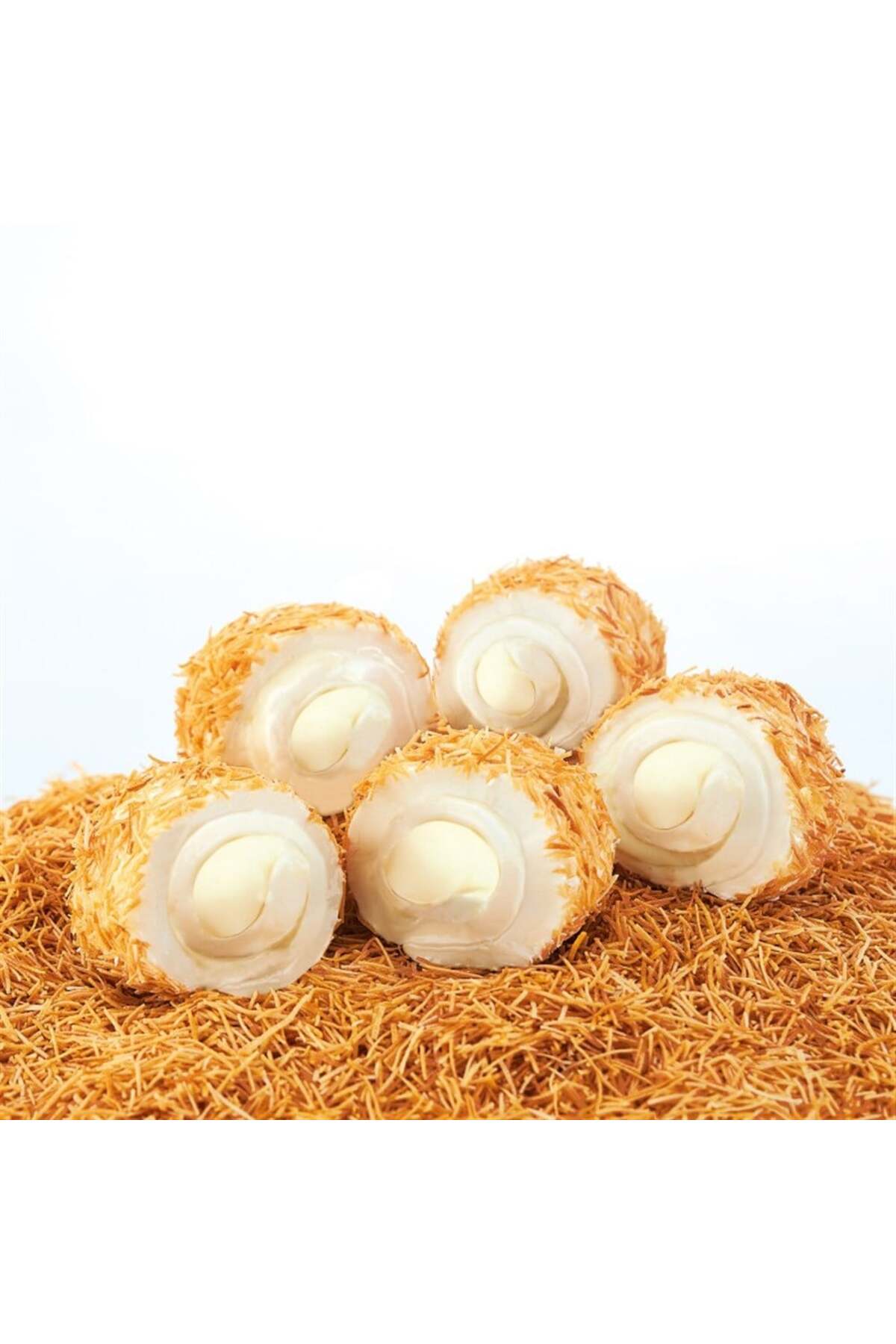 Lokum Atolyesi Sultan Style Kadayif Cream Flavored Turkish Delight 500g - MALLTURK