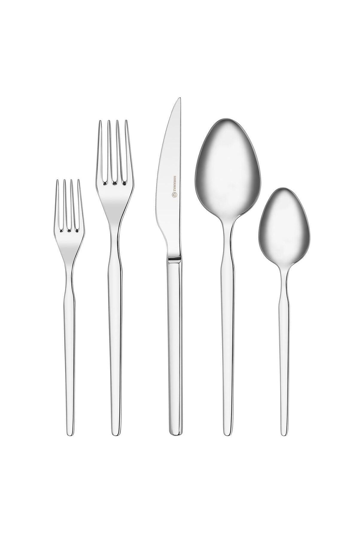 KORKMAZ truva 72 Piece Flatware Set a2485 - MALLTURK