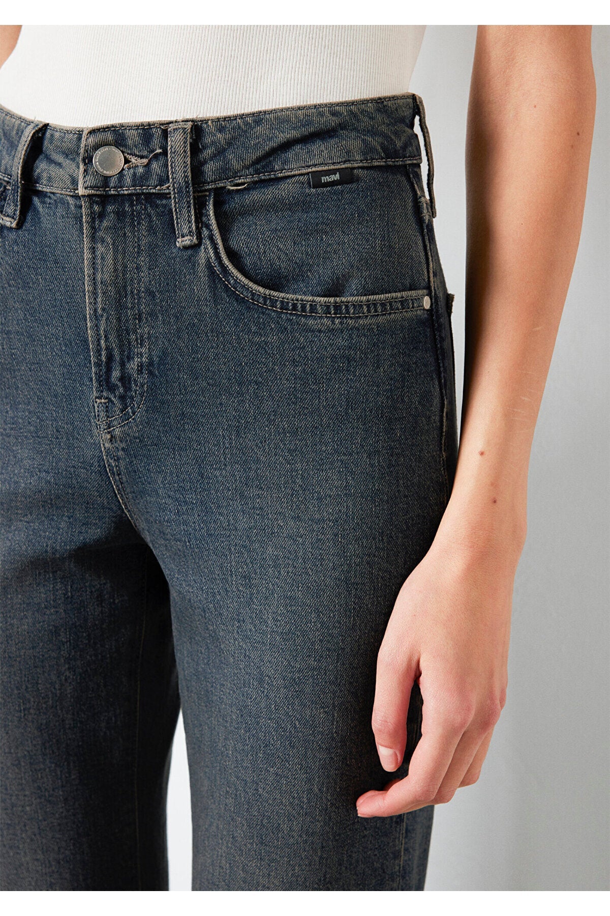 Cindy Premium Mavi Dark Jeans 100277-89936 - MALLTURK