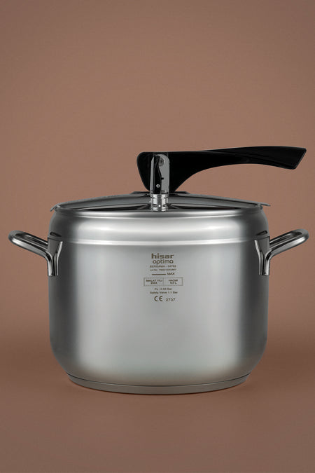 Hisar Bergama Pressure Cooker 6 Lt. Black - MALLTURK