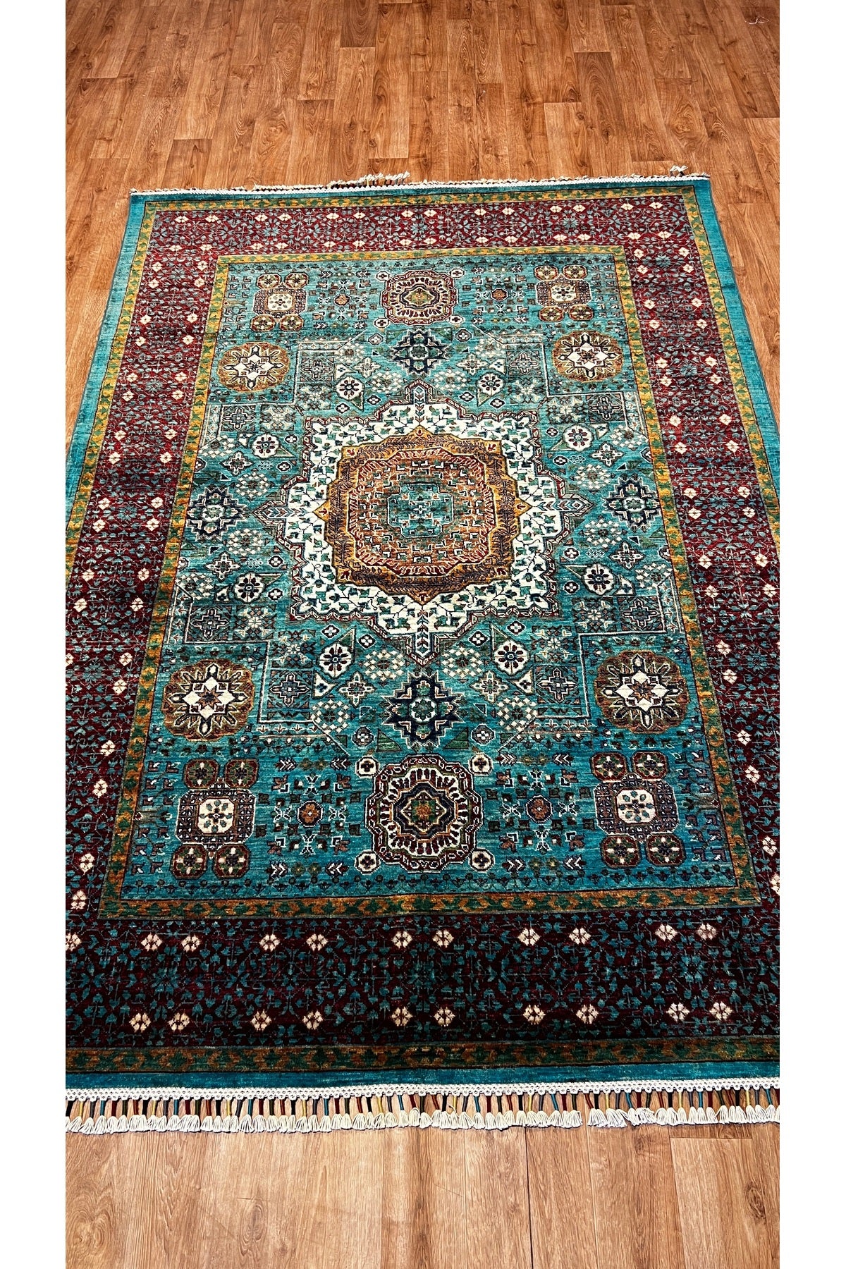 Turkmen Rug Hand-Woven Afghan Sultani Rug