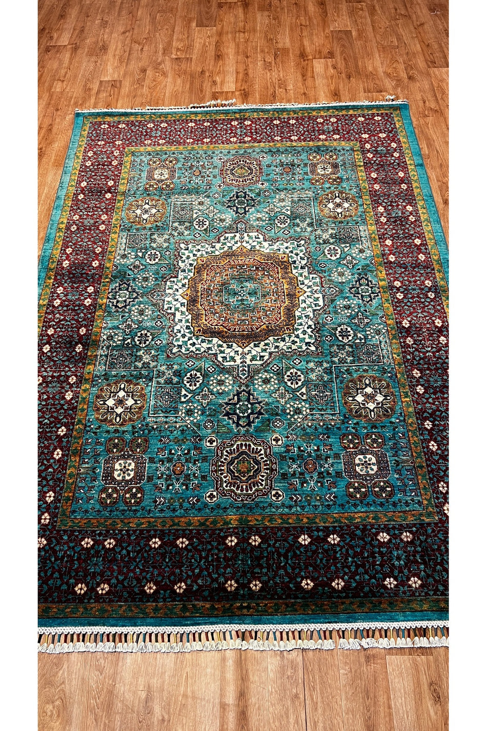Turkmen Rug Hand-Woven Afghan Sultani Rug