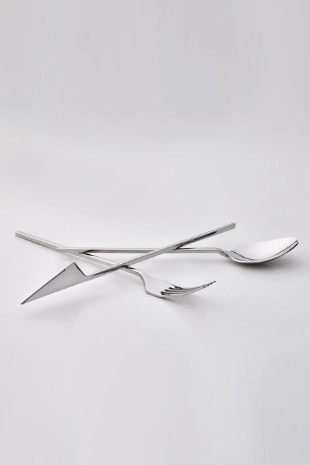 Karaca visal 316 Steel 84 Piece 12 Place Setting premium Flatware Set Boxed - MALLTURK