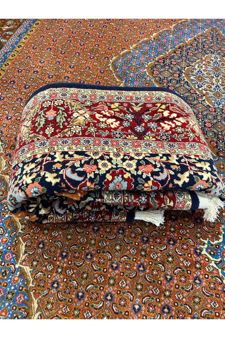 RD RAMAZAN DAG Hand Rug Art Hand-Woven Sumerbank Hereke Rug Signed Lalezar Design.Size 220x150. - MALLTURK