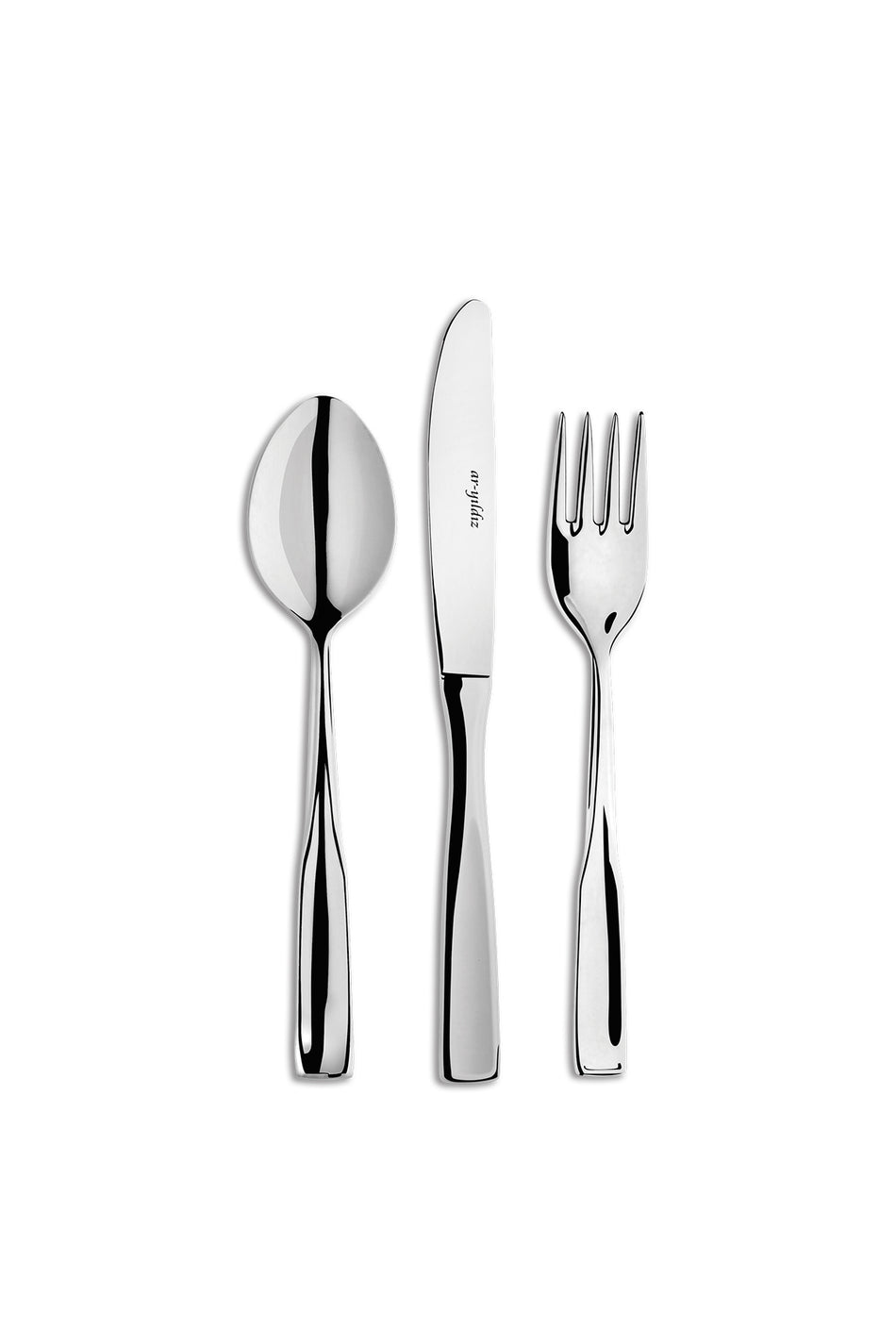 Aryildiz antalya 18 Piece 6 Place Setting Flatware Set - MALLTURK