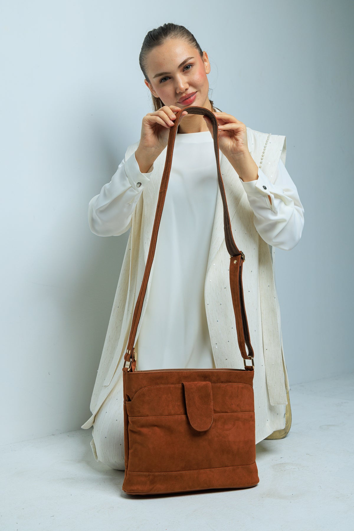 Fubileather Genuine Leather Crossbody Women's Messenger Bag