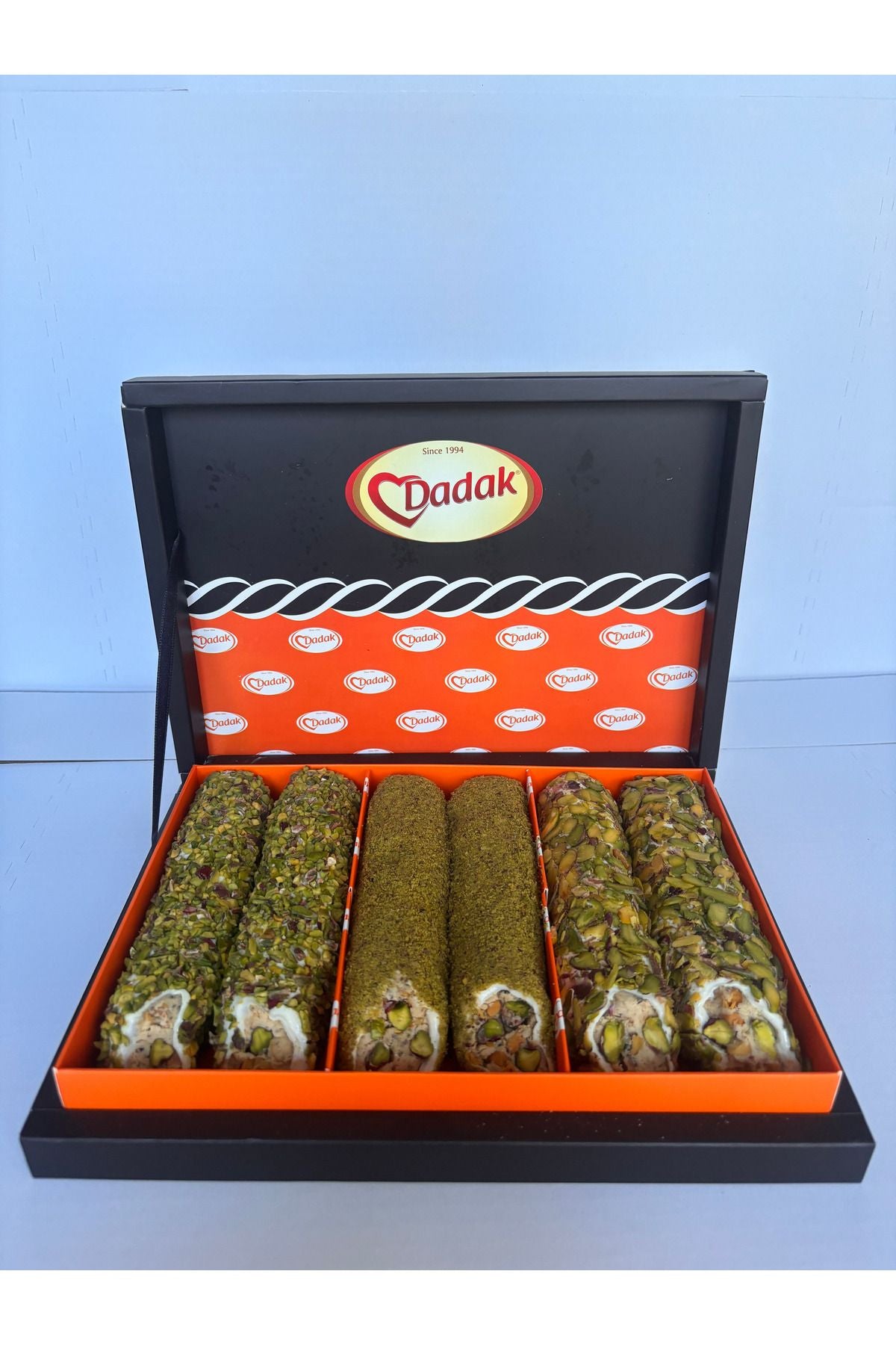 Dadak Turkish Delight and kuruyemis Pistachio atom Rolled Turkish Delight 1 kg - MALLTURK
