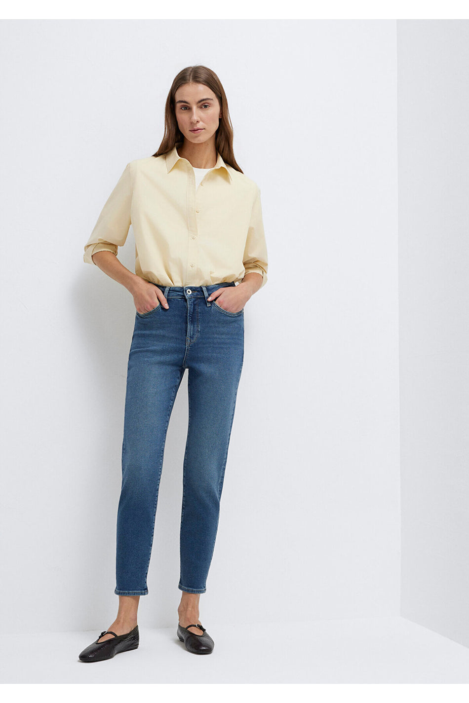 Mavi Star Gold Shape Dark Misty Jeans 101077-90534 - MALLTURK