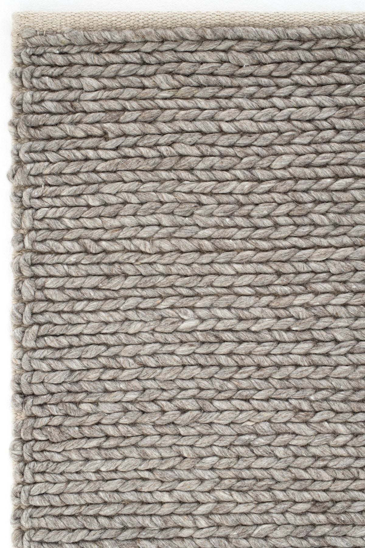 Cool Rug Elegance Brown Wool Rug Natural Living Room Rug Hallway Rug Runner Hand-Woven Rug Knitted Handmade Rug