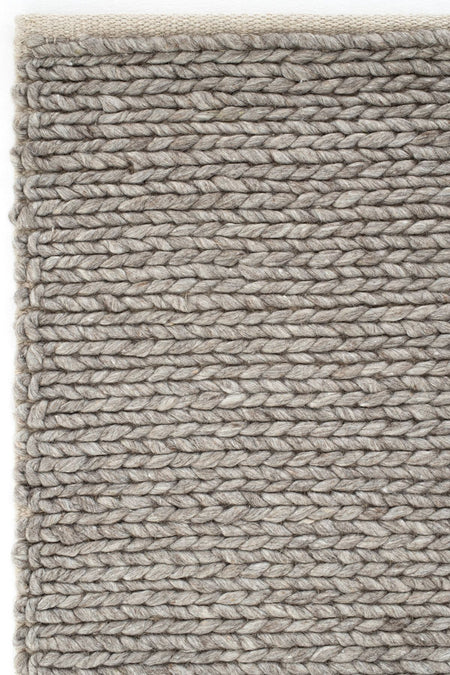 Cool Rug Elegance Brown Wool Rug Natural Living Room Rug Hallway Rug Runner Hand-Woven Rug Knitted Handmade Rug